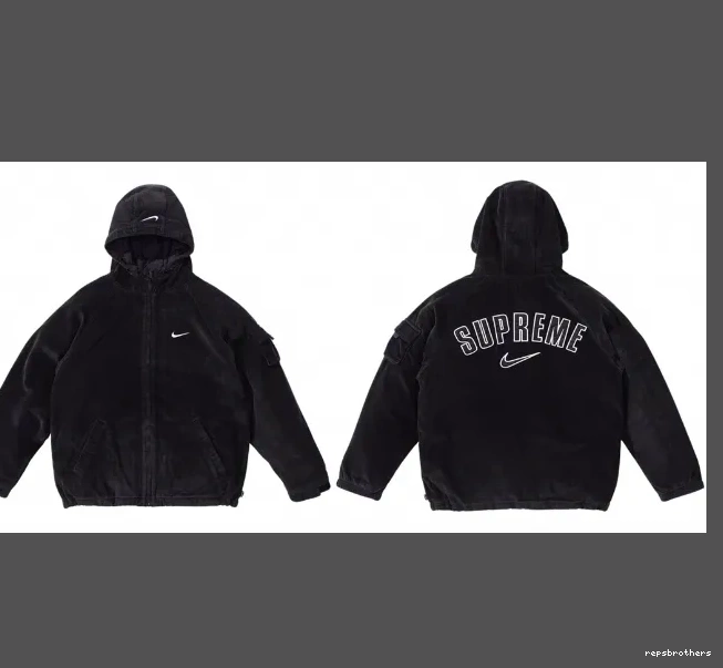 XL Hooded S Jacket Cotton Corduroy Jacket Arc Black M L Corduroy 1001